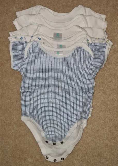 Bundle Of Baby Clothes Vests Age 6-12 Months
