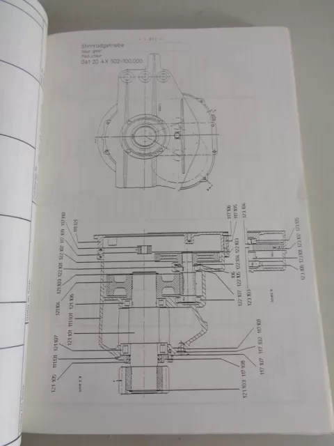 Catálogo de Piezas / Lista de Repuestos Liebherr Grúa 35K Soporte 06/1984 2