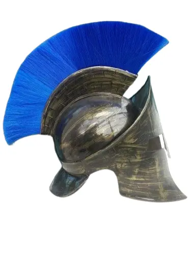 Steel King Leonidas Greek Spartan Helmet Medieval 300 Movie Roman Armour Helmet