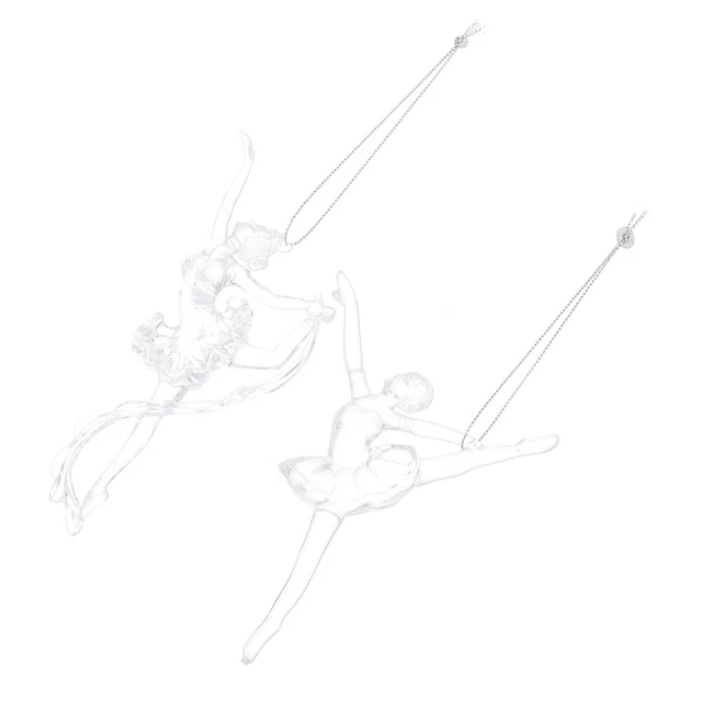 2pcs Ballet Holiday santa Ornament weihnachten ornamente baum dekoration ornamen