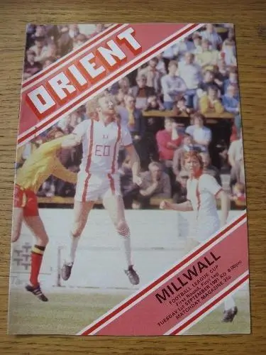 01/09/1981 Leyton Orient v Millwall [Football League Cup] . No obvious faults, u