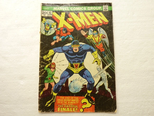 X-Men Vol. 1 #87 Jean Grey Cyclops Iceman 1st New Uniforms 1974 Marvel Comics