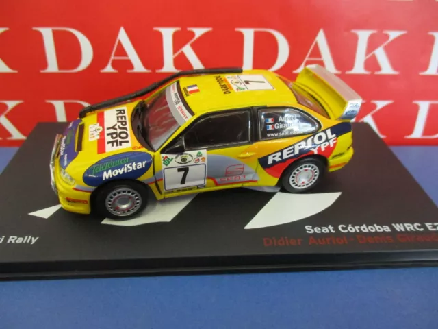 Die cast 1/43 Modellino Auto Seat Cordoba WRC E2 Rally Safari 2000 D. Auriol