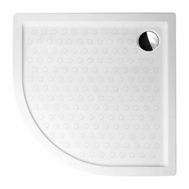Plato de ducha bañera de acrílico plano de acrílico cuarto de círculo 100 100 15