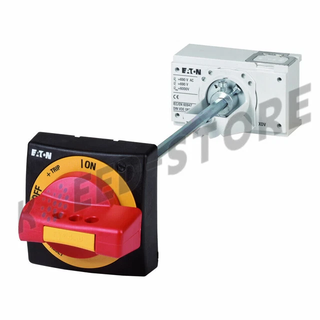 1PCS NEW EATON NZM1-XTVDVR Door Coupling Rotary Handle Red-Yellow $101. ...