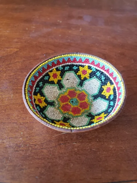 Small Gourd Individually Laid Beaded Bowl
