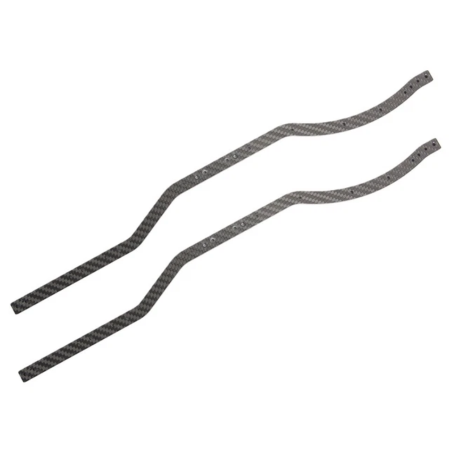 2 Stück Karbon Faser Chassis Rahmen Schiene für Axial Scx10 Ii 90046 90047 1B7T5