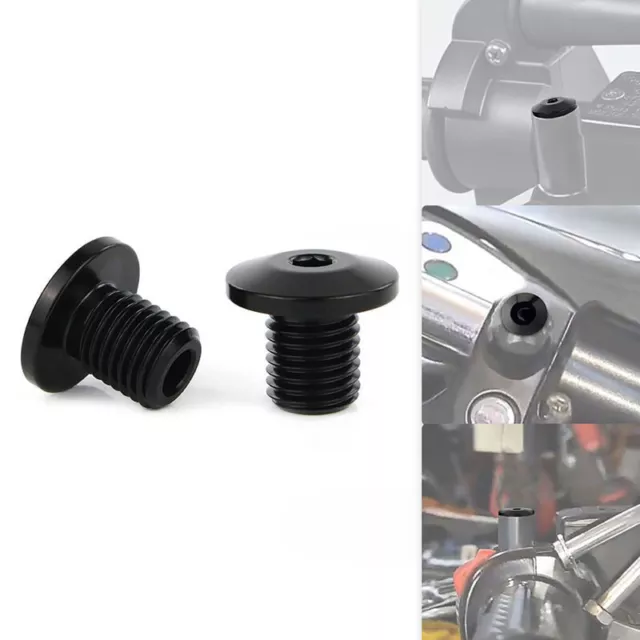 Fit For Yamaha XJ6 N 13-16/NMAX 125 17-19 4PCS M10x1.25 Mirror Blanking Off Plug
