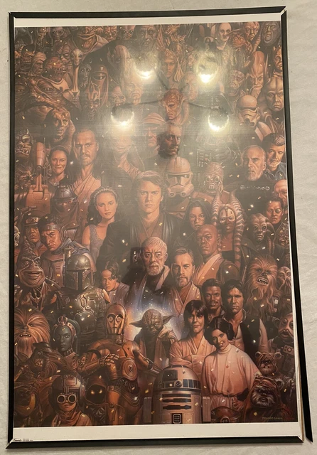 Star Wars Saga Tsuneo Sanda Poster #9405 Trends International 22 1/2”Wx34 1/2”T