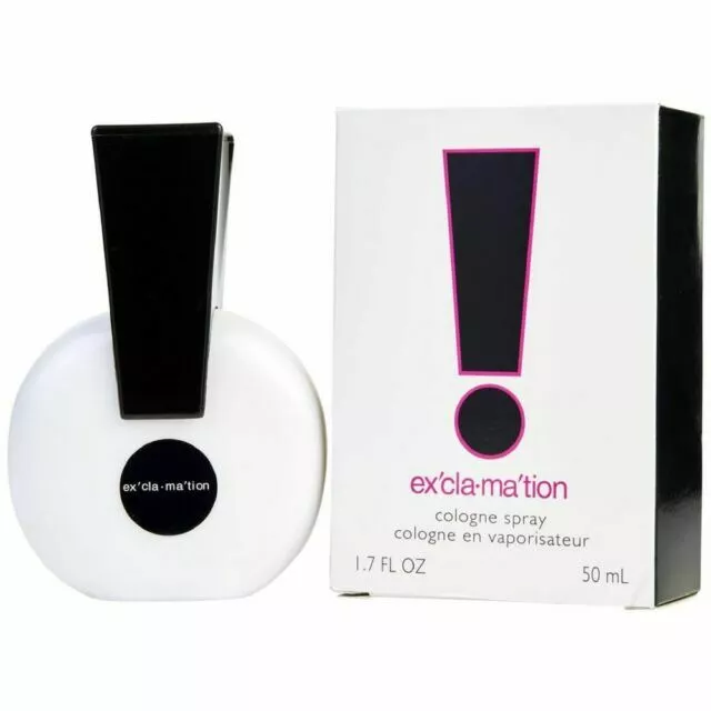 Exclamation by Coty Perfume for Women Cologne Spray 1.7 oz New In Box Exclamation by Coty Perfume for Women Cologne Spray 1.7 oz New In Box