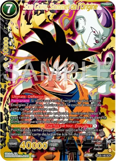 ドラゴンボール超 カードゲーム 英語版 BT25 SCR 孫悟空 148