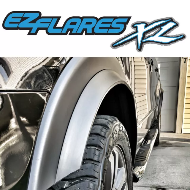 EZ Flares XL Universal Flexible Rubber Fender Flares Super Peel & Stick CHEVY