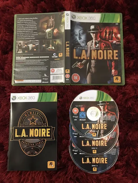 L.A. Noire - Complete Xbox 360 Game - Rockstar Games