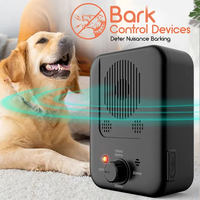Ultrasonic Bark Stopper Anti Barking Device Outdoor Dog Repeller Barking Control