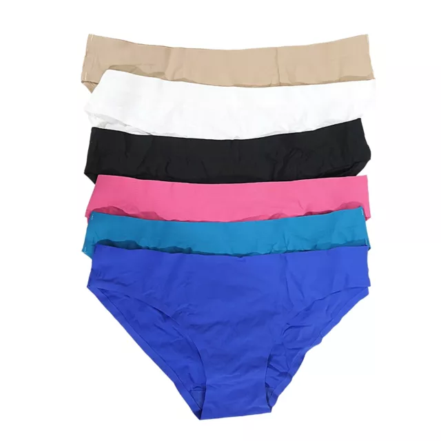 COSOMALL 6 PACK Womens Invisible Seamless Bikini Underwear Half Back  Coverage $12.99 - PicClick