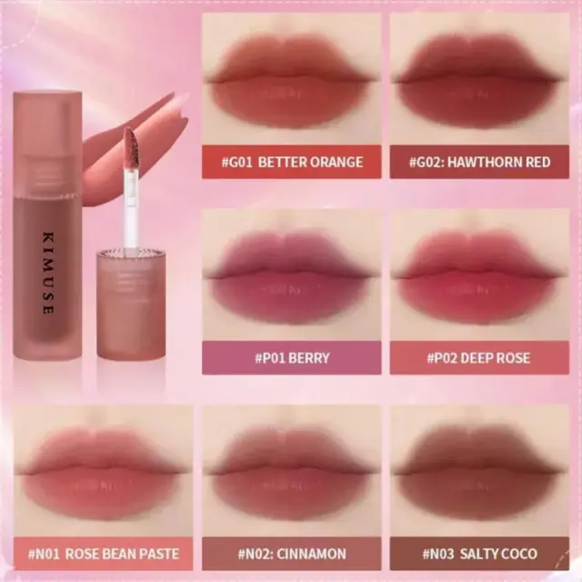 Sweet Liquid Lipstick Matte Velvet Lip Glaze Waterproof Long Lasting Gloss