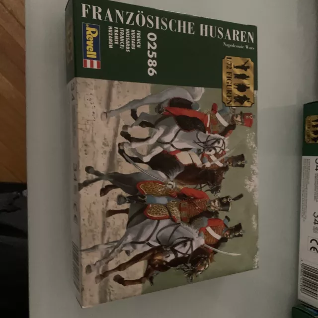Napoleonic Wars French Hussars Hussards 1/72 REVELL #02586 Nuovo
