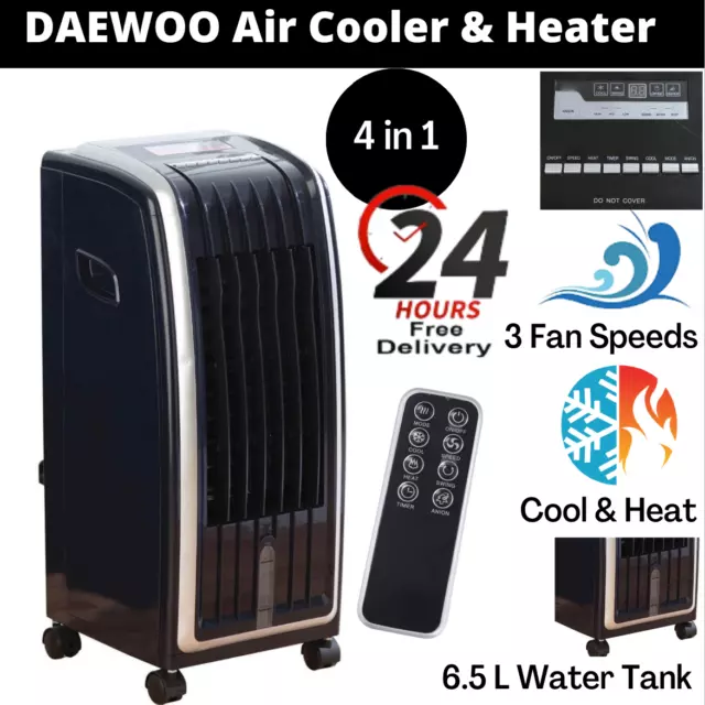 4 IN 1 Daewoo Portable Air Cooler Fan Purifier Humidifier With