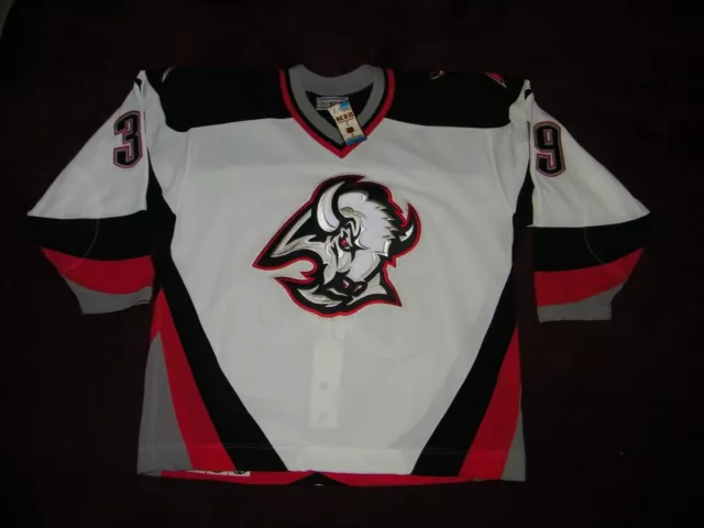 90's Miroslav Satan Buffalo Sabres Starter NHL Jersey Size XL – Rare VNTG