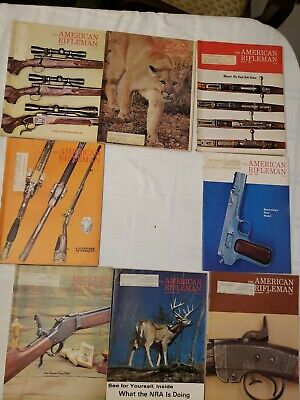 American Rifleman Lot of 8 Issues all from the Year 1975