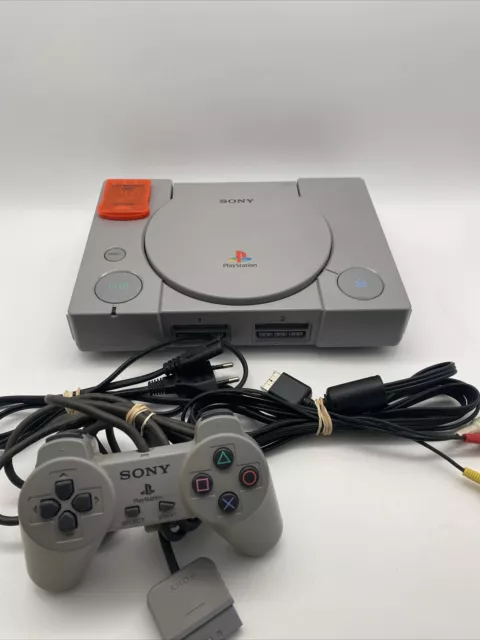 Console Seule Ps1 Sony Playstation Ps 1 + Câble Et Manette - Fonctionne Bien