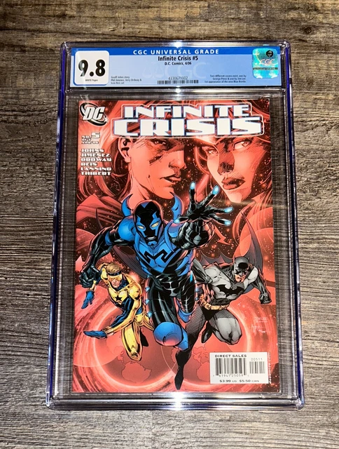 Infinite Crisis #5 CGC 9.8 NM/MT 2006 Jim Lee 1st App Blue Beetle (Jaime Reyes)