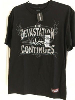 WWE Bill Goldberg Devastation Shirt NEW WITH TAGS SIZE M