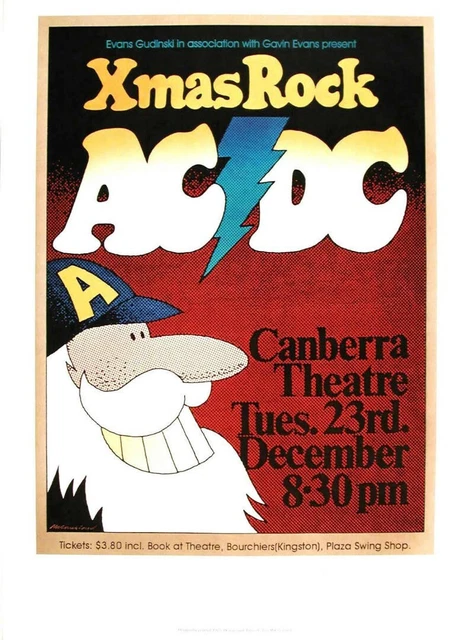 AC/DC TOUR POSTER - Exclusive Limited Edition hand Signed By Artist and ...