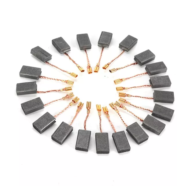 Carbon Brushes 20Pcs Motor Carbons Carbon For Bosch 125 Motor Power tool parts