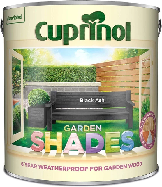CUPRINOL GARDEN SHADES Paint Furniture Shed Fence All Colours 2.5L 5L