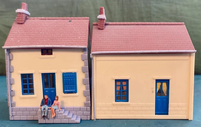 MKD HO CONSTRUISEZ Village de France n°1 + 2 le café 1/87 maquette kit EUR 24,00 - FR