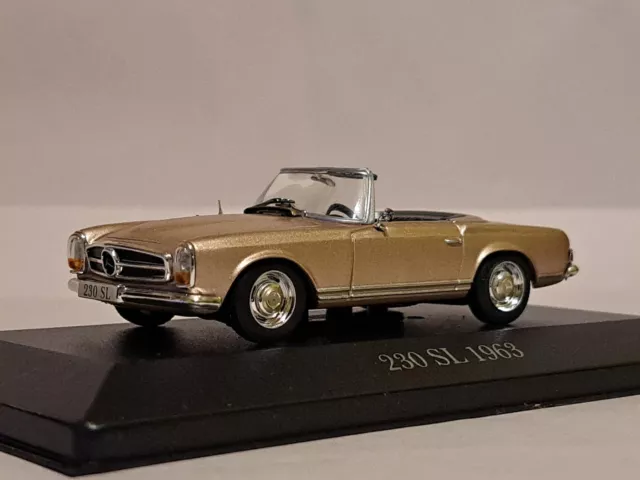 1:43 scale Mercedes Benz 230 SL 1963 German Classic car diecast model