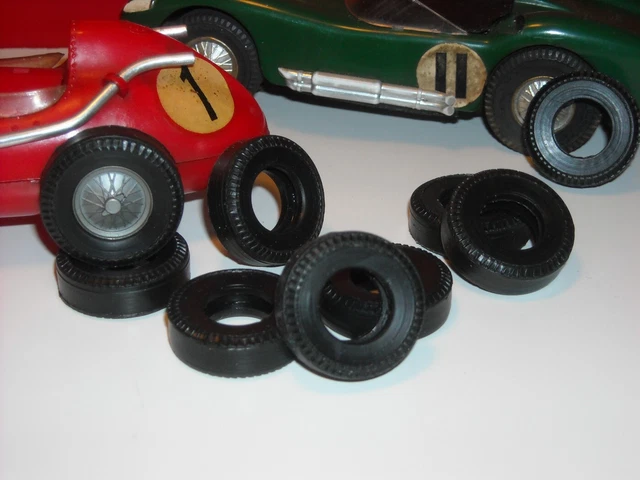 Lot De Pneus Jouef Pour Voitures Miniatures – 10 Paires AR B5 + 5 Paires AV – Neufs
