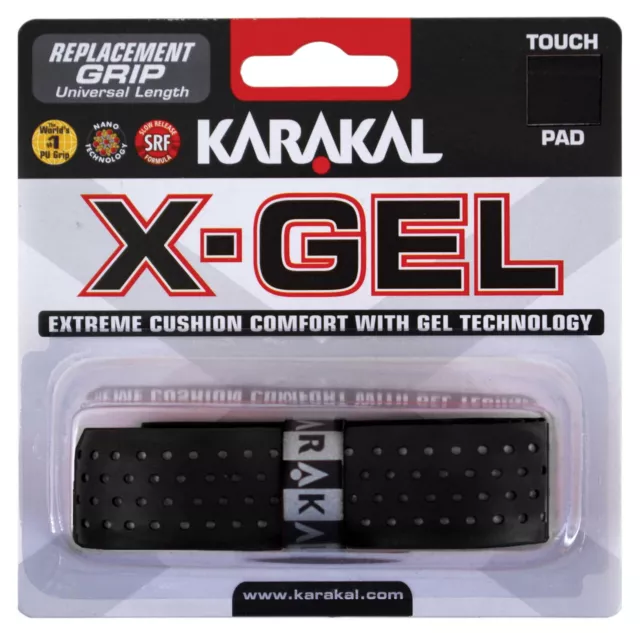 Karakal X-Gel Replacement Grip - Tennis - Badminton - Squash Grips Gel