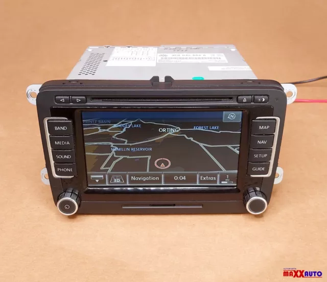 READ! 2009-2015 VW Volkswagen Rns-510 Gps Navigation Radio Unit