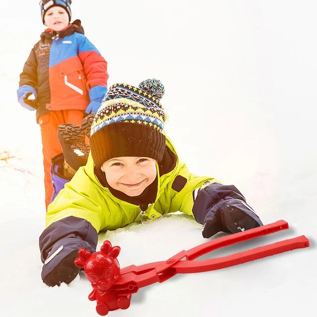 Heart Winter Snowball Maker Rabbit Snow Ball Mold for Children for Outdoor Sport 3