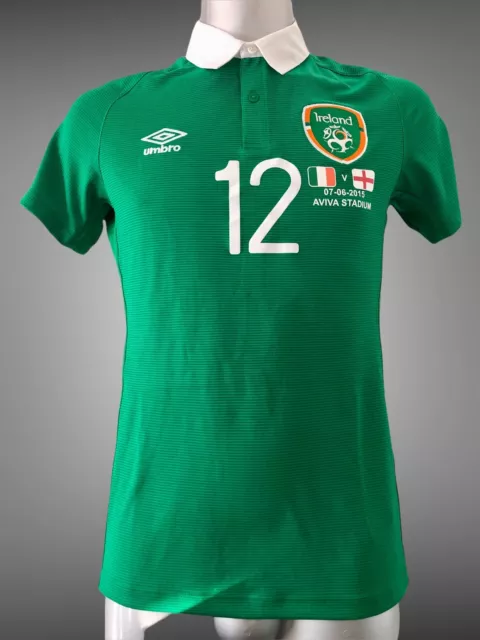 Republic of Ireland Umbro match worn / issue shirt David Meyler