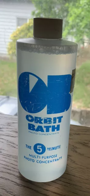 Concentrado fotográfico de 5 minutos Orbit Bath de colección para desarrollador cuarto oscuro