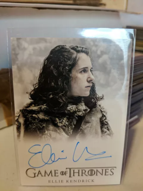 Game Of Thrones Iron Anniversary Series 2 Ellie Kendrick as Meera Reed Autograph