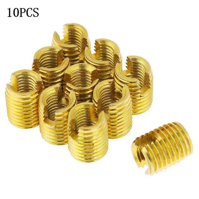 10 X Adattatore Filettatura Interno E Esterna Dado Vite Set Riduttore