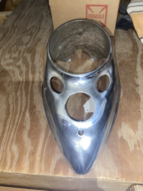 Harley Davidson Cat Eye Dash Cover Knucklehead Flathead FL EL WL UL Harley Davidson Cat Eye Dash Cover Knucklehead Flathead FL EL WL UL