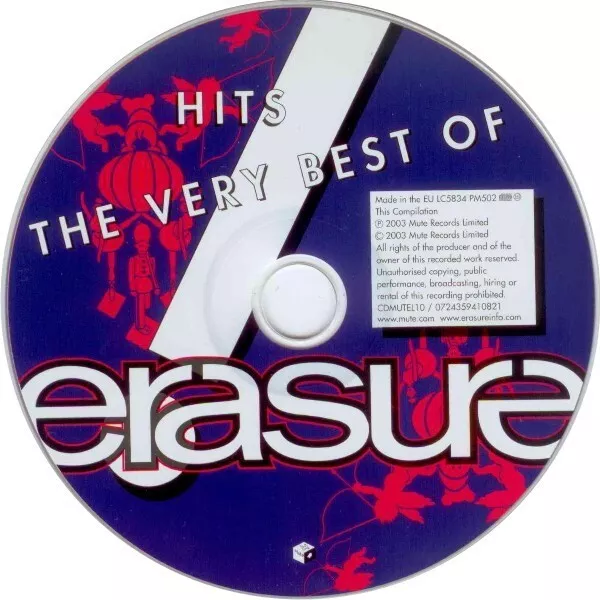 Erasure Hits The Very Best Of Cd 3