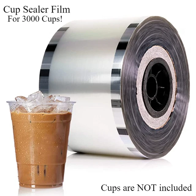 Film de scellage de tasse Boba Bubble Tea Clear Sealing PP Plastic For 3000...