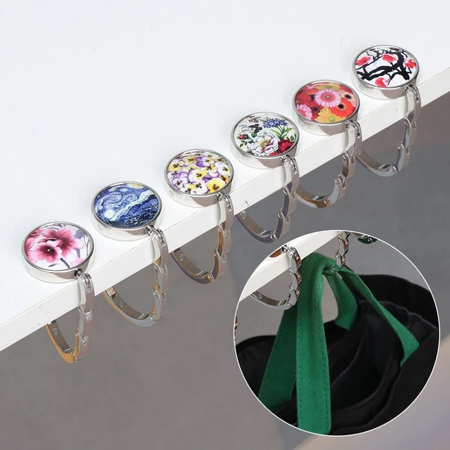 JAWAI 6 Pièces Support Rangement Sac à Main Cintre Sac a Main Crochet Porte Sac à Main en Plastique Cintres de Sac à Main Peut Stocker des Sacs, des Chapeaux, des Écharpes
