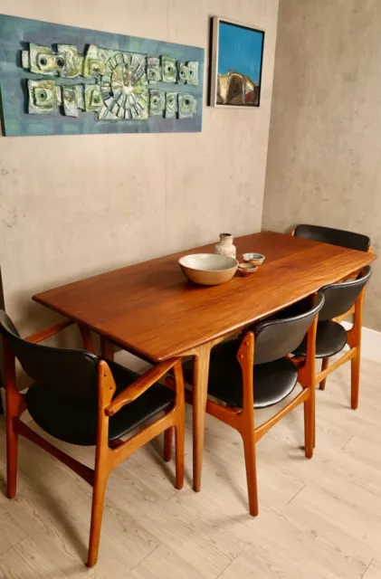 Midcentury Aformosia dining table by John Herbert for A Younger  (1960s)