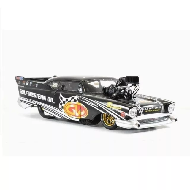 DDA Victor Bray 1957 Chevy Drag Car Gulf Western Oil 1:18 scale DDAVB002