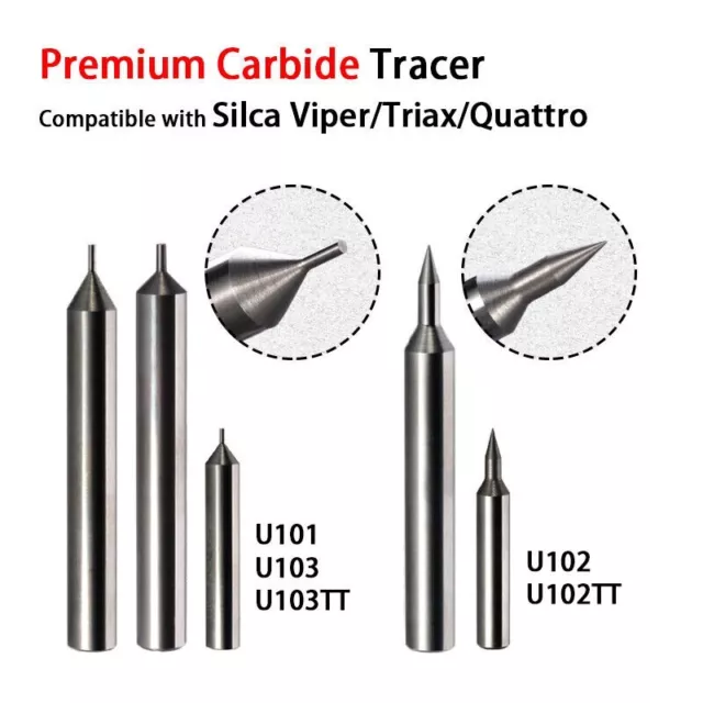 U103 U102 U101 Tracer Compatible with Key Cutting Machine Silca Viper Triax