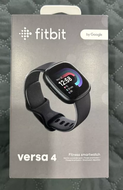 Fitbit Versa 4 Activity Tracker Smartwatch schwarz/graphit NEU