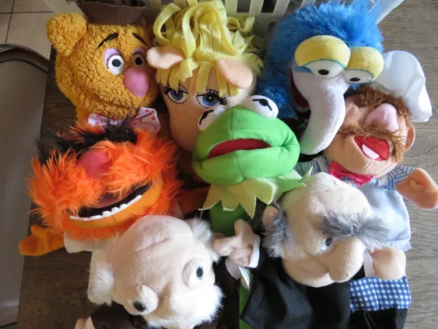 RARE The Muppets Hand Puppets Complete Set Of 8 puppets From The Netherlands