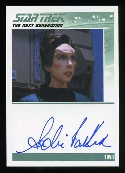 Star Trek TNG Archives & Inscriptions - Sachi Parker as Tava Autograph Card